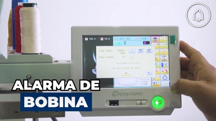 Configurar Alarma de Bobina