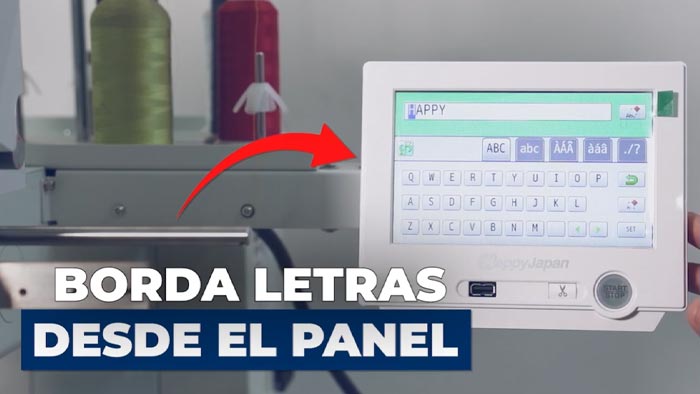 Bordar Letras Directo Desde el Panel