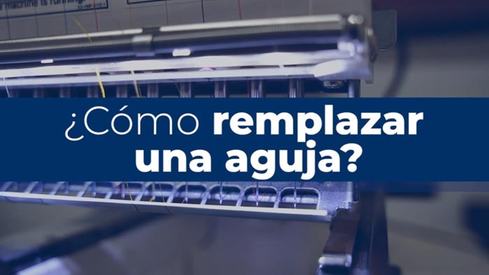 ¿Cómo reemplazar una aguja?