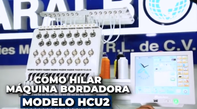 Como enhebrar tu maquina Happy HCU2