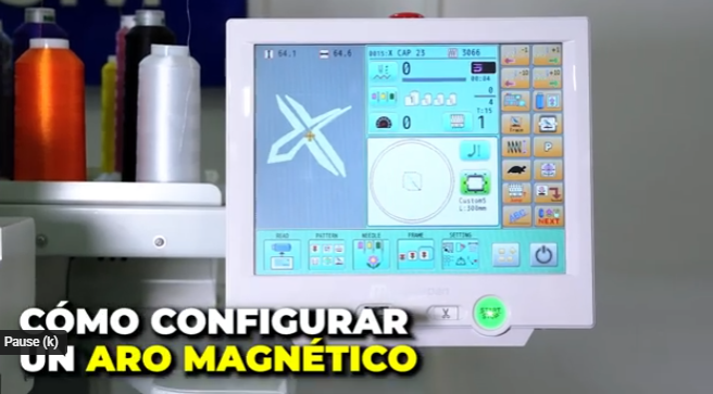 ¿Cómo customizar aros magneticos en bordadoras Happy Japan? | CARALBO Industries