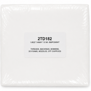 1.8 OZ T-AWAY 7.5x8 -500 PCS WHT